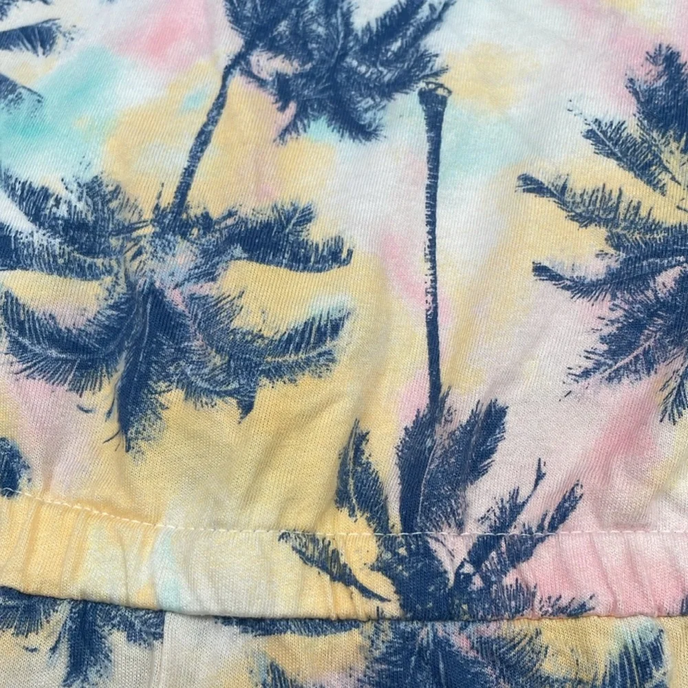Girls Hawaiian Print Short Rompers Size Small